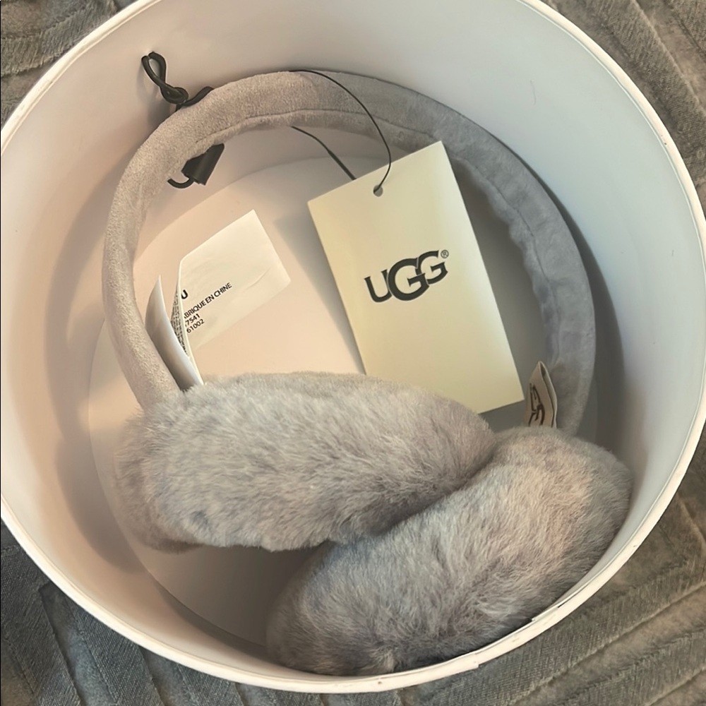 UGG Soft Gray Earmuffs